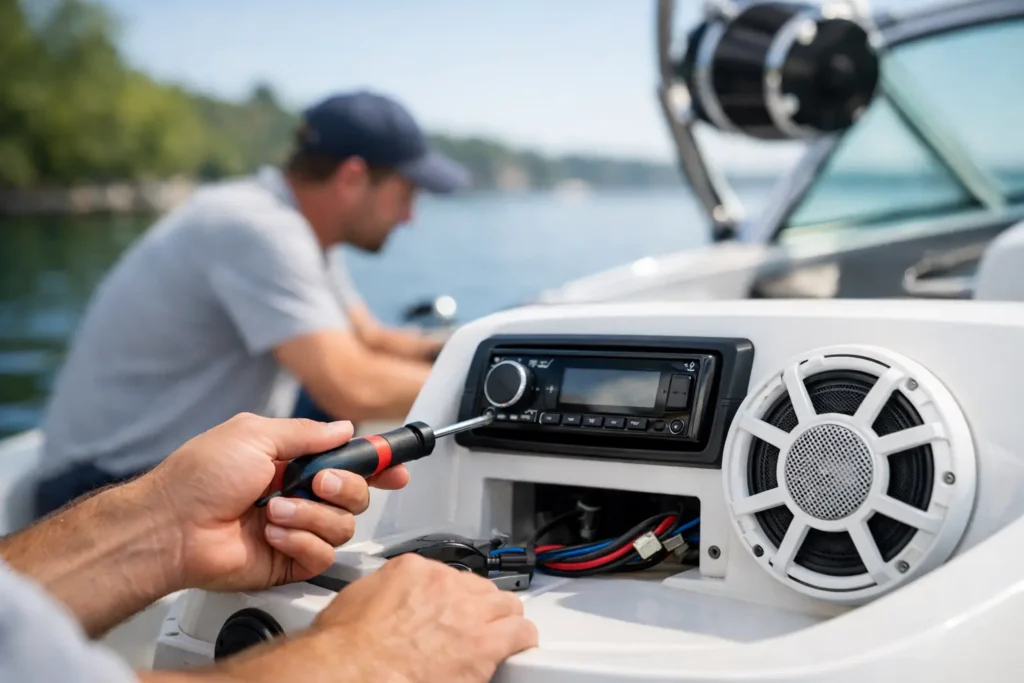 Boat Stereo System Installation Done Right