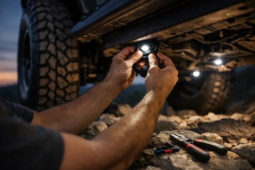 LED Rock Lights Installation Done Right