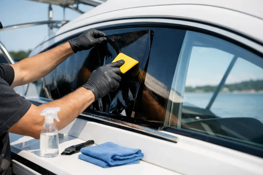 How to Tint Boat Windows Without Costly Mistakes