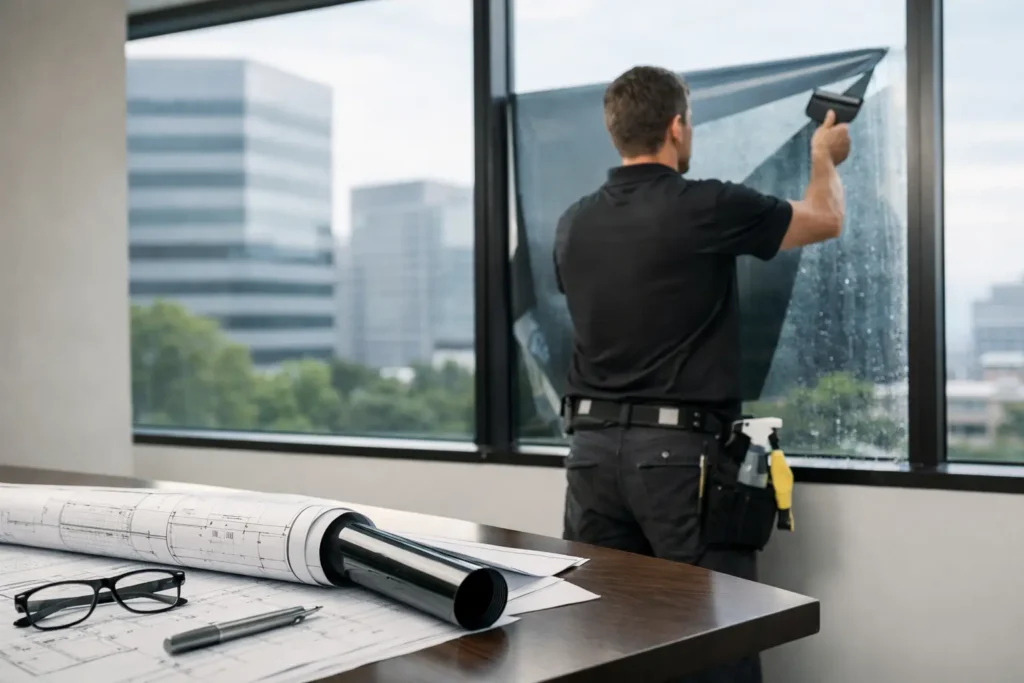How to Plan Commercial Window Tinting Right