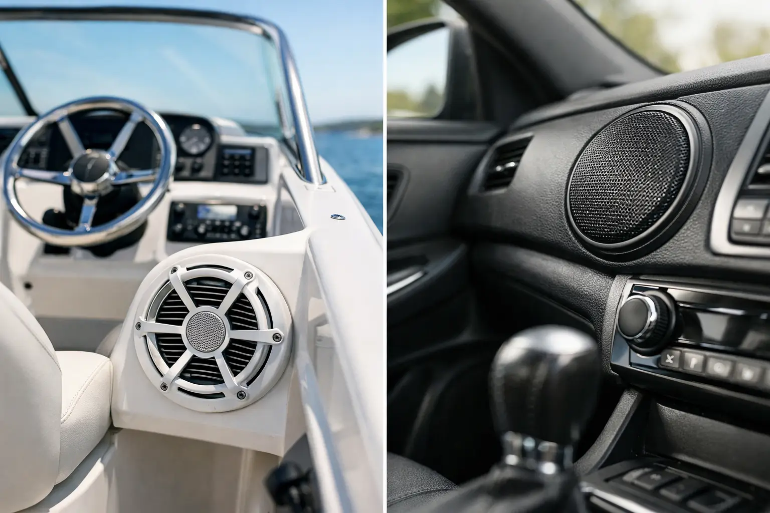 Marine Audio vs Car Audio: What Really Changes