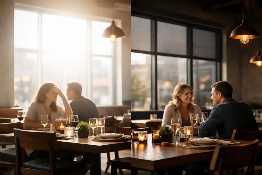 Restaurant Glare Reduction That Guests Notice