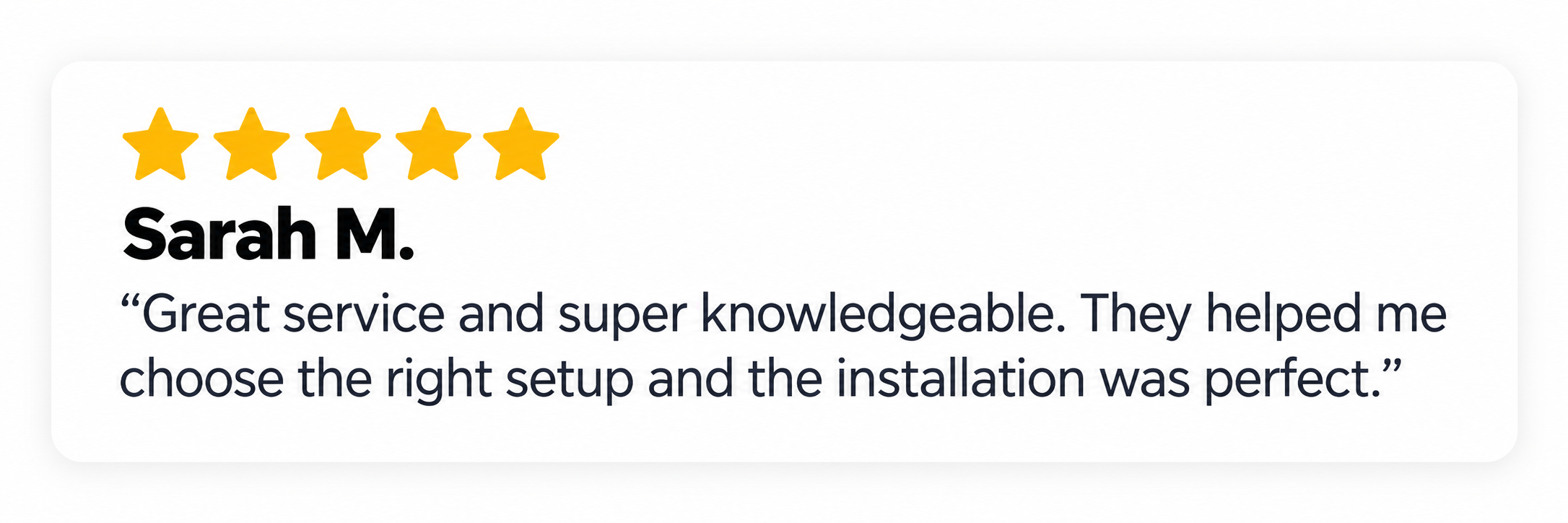 Tint Station customer review