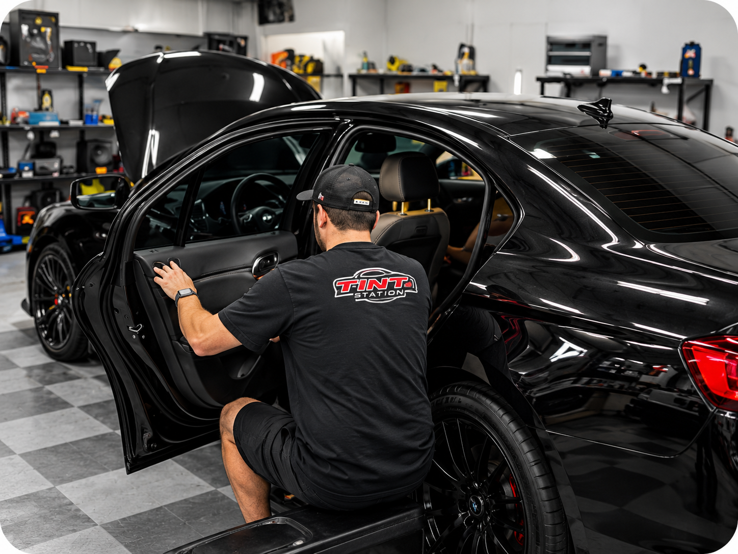 Tint Station car audio installation